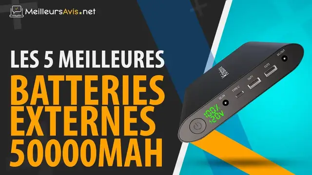 Video thumbnail for ⭐️ MEILLEURE BATTERIE EXTERNE 50000MAH - Avis & Guide d'achat (Comparatif 2022)