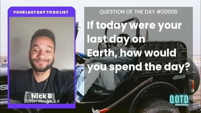 Video thumbnail for Nick's doing everything he hasn't yet on his last day. Even the messy stuff!