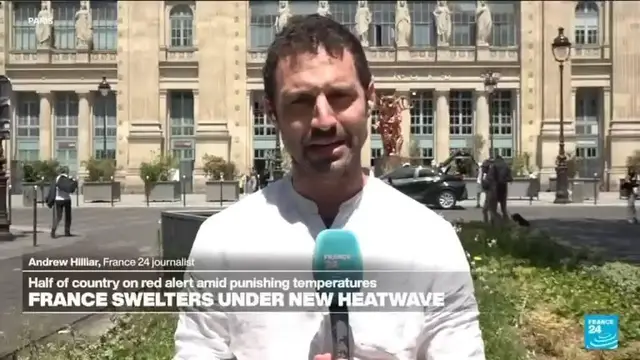 Video thumbnail for French government holds crisis meeting over sweltering heatwave