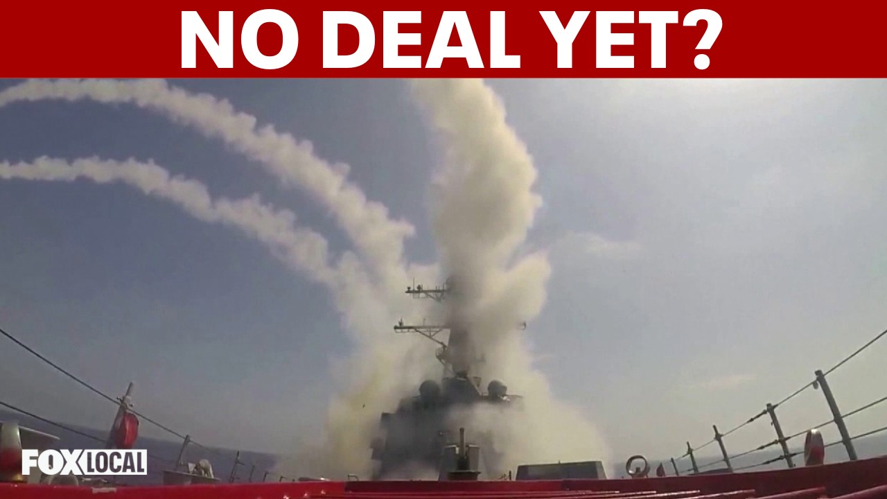 Video thumbnail for Trump says U.S. has ‘ended the war with Iran,’ but Tehran has not confirmed deal