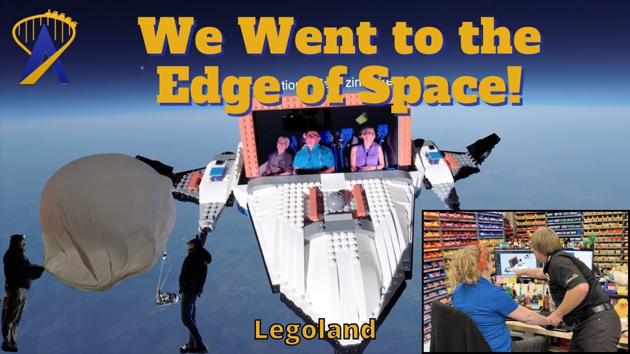 Video thumbnail for Legoland Galacticoaster Footage Goes To The Edge of Space