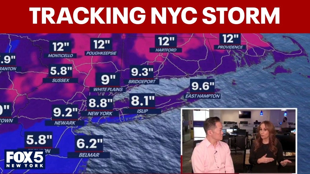 Video thumbnail for Update on winter storm approaching NYC