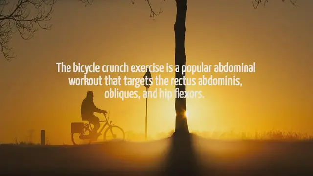 'Video thumbnail for How To Do Bicycle Exercise'