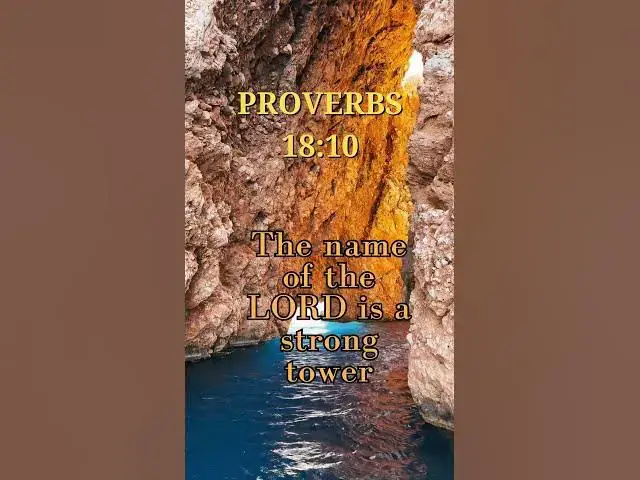 Video thumbnail for Proverbs 18:10