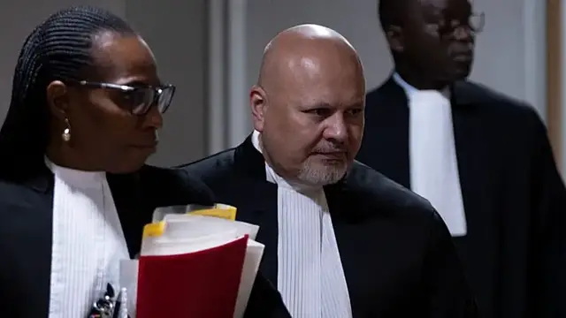Video thumbnail for ICC chief prosecutor Karim Khan suspended by British regulator