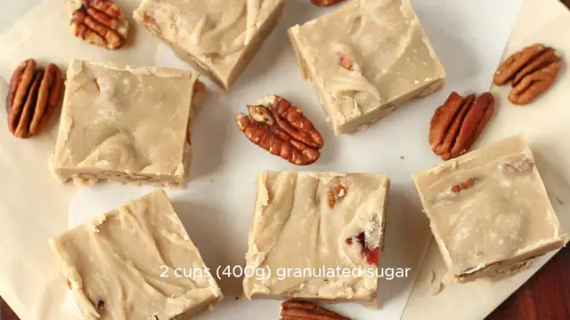 Video thumbnail for BUTTER PECAN FUDGE recipe