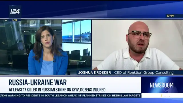 Video thumbnail for Russia-Ukraine war: At least 17 killed in Russian strike on Kyiv, dozens injured