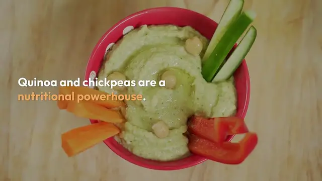 Video thumbnail for Quinoa Chickpea Energy Boost
