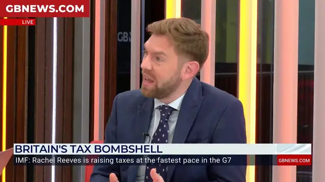 'Video thumbnail for WATCH: Further income tax hikes 'not beyond the realms of possibility', Rowley tells GB News'
