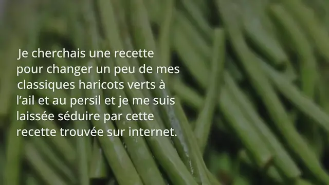 Video thumbnail for Haricots vert à la marocaine (aux tomates et épices douces)