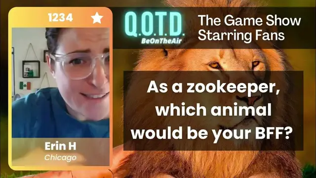 Video thumbnail for Our Favorite Answers: Erin would be BFFs with the lions at the zoo!