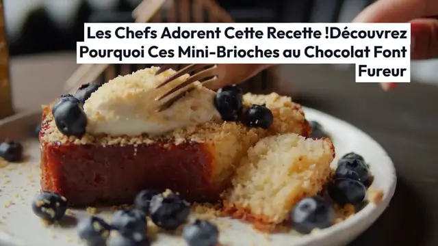 Video thumbnail for Les Chefs Adorent Cette Recette ! Découvrez Pourquoi Ces Mini-Brioches au Chocolat Font Fureur