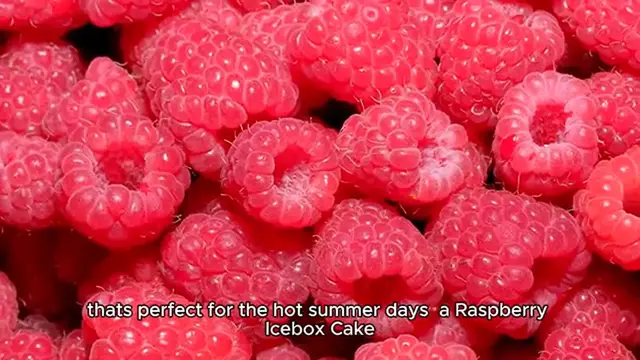 Video thumbnail for Raspberry Icebox Cake recipe