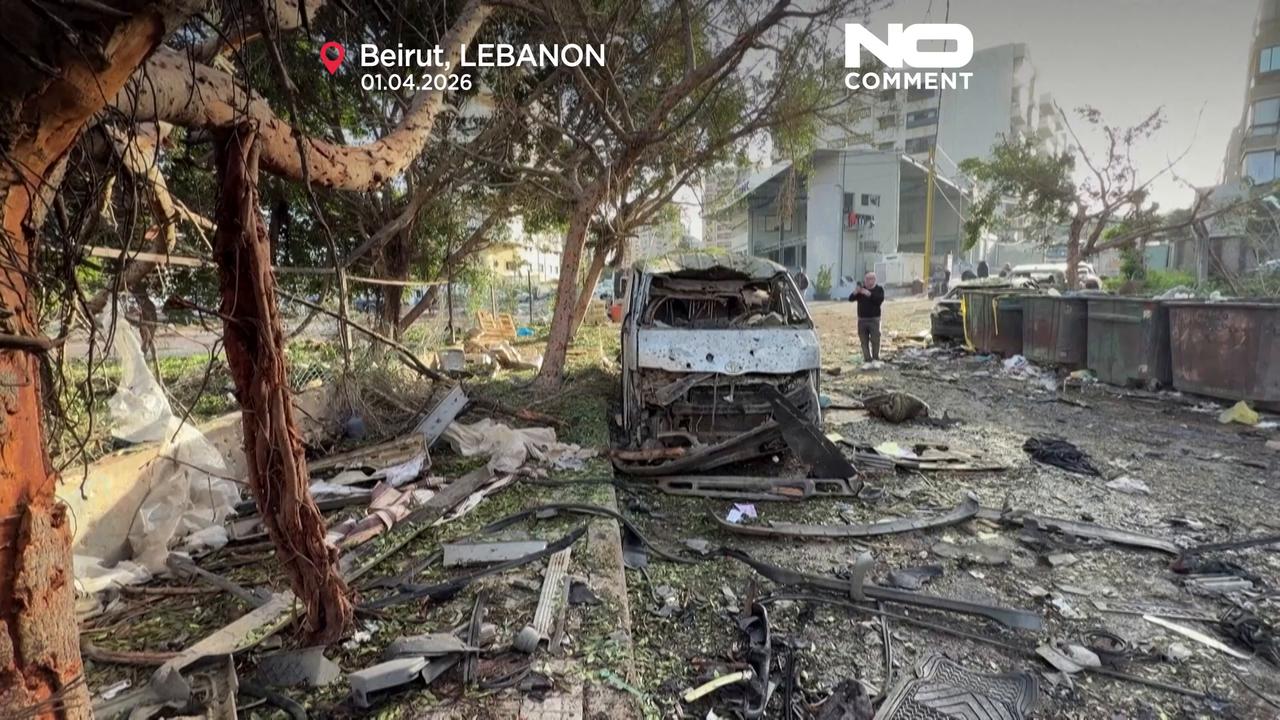 Video thumbnail for Lebanon hit by fresh Israeli raid and Hezbollah response