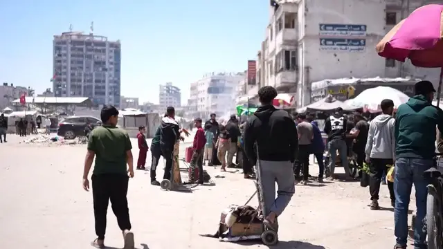 Video thumbnail for Unemployment in Gaza tops 80 pct in 2025: statistics.