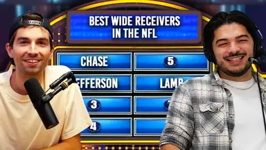'Video thumbnail for Going Head to Head in Family Feud! (NFL Family Feud)'