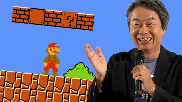 'Video thumbnail for Miyamoto Explains How Mario World 1-1 Was Created'