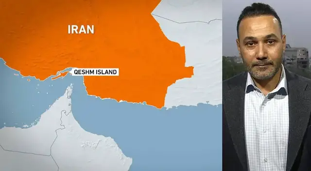 Video thumbnail for US strikes hit Iran’s Qeshm Island as Hormuz tensions escalate