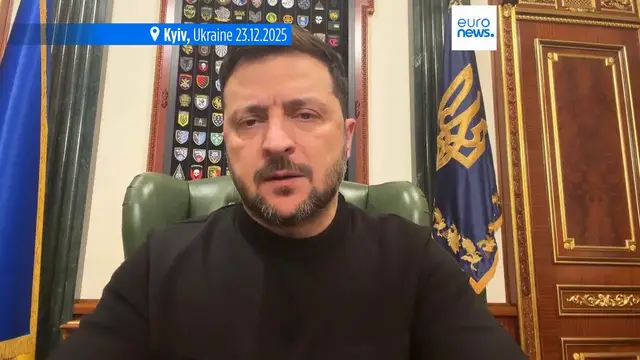 Video thumbnail for Ukraine and US agree on most points of peace plan except Donbas and nuclear plant, Zelenskyy says