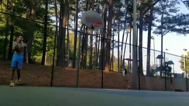 'Video thumbnail for jordan southerland: insane double rim dunks on outdoor court'