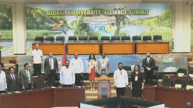 'Video thumbnail for Guyana hosts Global Biodiversity Alliance Summit as leaders unite on conservation solutions'