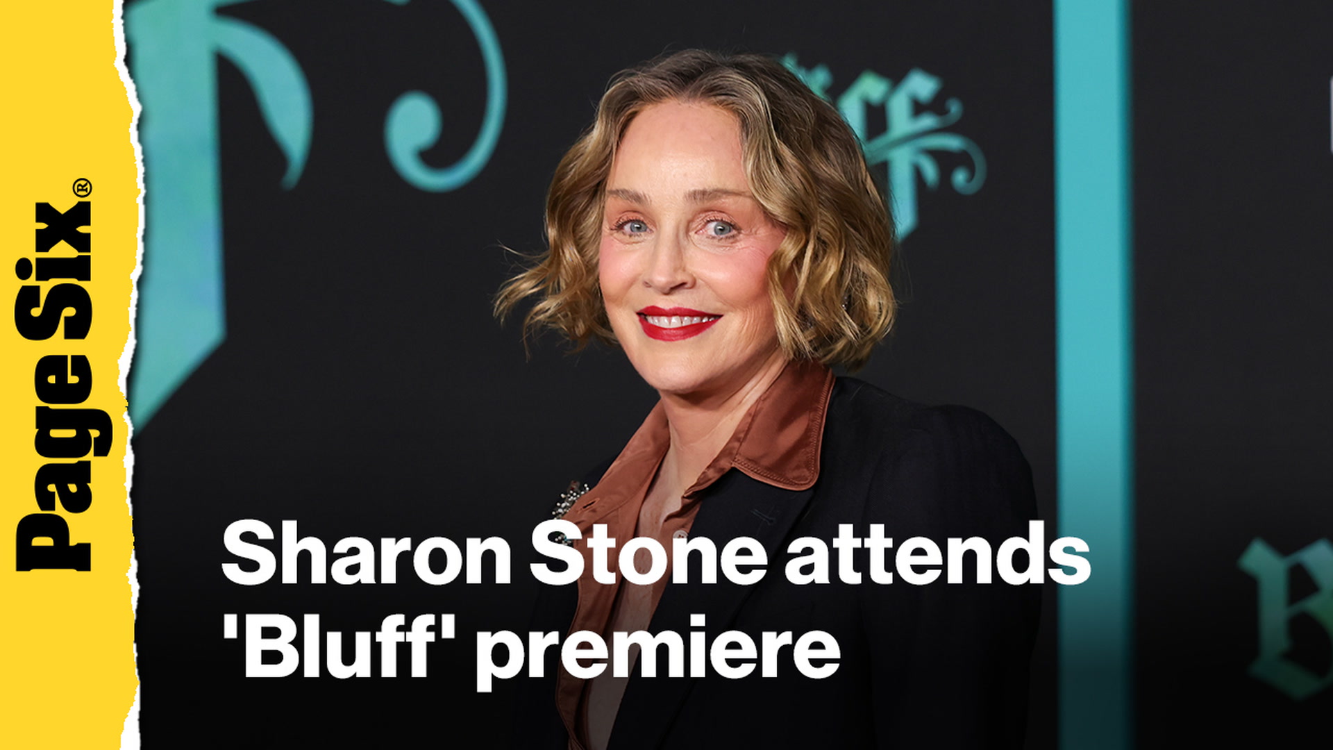 Video thumbnail for Sharon Stone, 67, looks half her age at glamorous 'Bluff' premiere