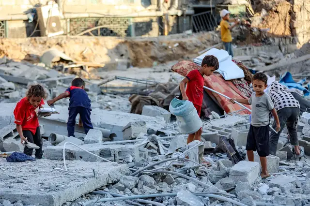 'Video thumbnail for Gaza city under attack: Children killed & injured in Israeli strike on school'