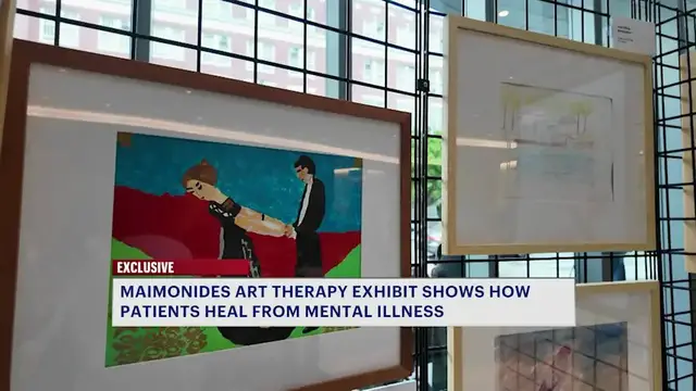 Video thumbnail for Maimonides Medical Center hosts art therapy exhibit from patients