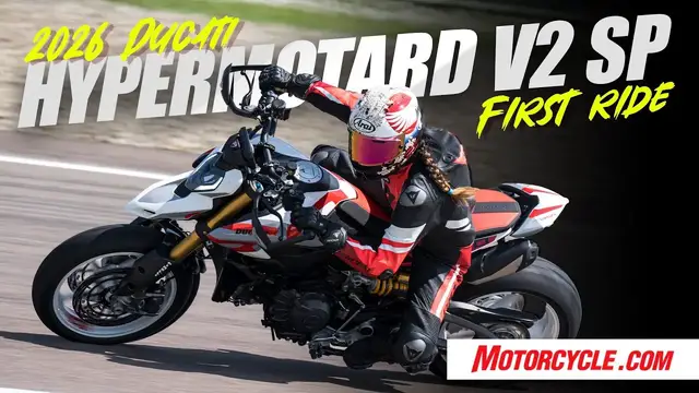 Video thumbnail for 2026 Ducati Hypermotard V2 SP Review