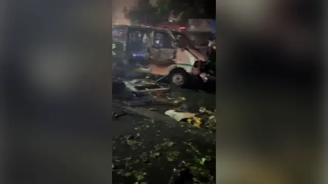 'Video thumbnail for Deadly blast rips through congested street near New Delhi's Red Fort'