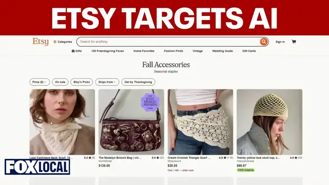 Video thumbnail for Etsy AI policy update: Sellers must include real photos