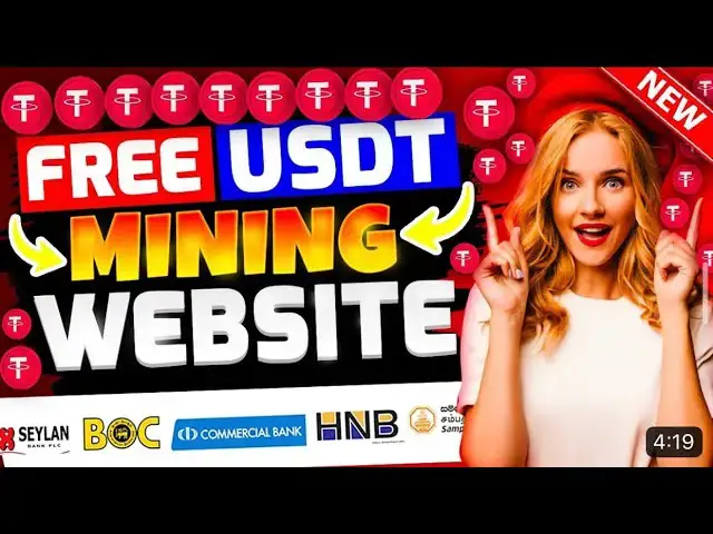 Video thumbnail for How to earn online money | Best usdt coin investment platform 2023 | usdt mining platform