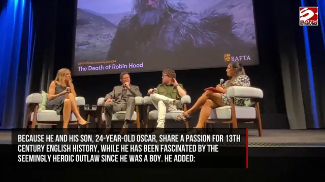 Video thumbnail for Why did Hugh Jackman sob after reading script for new film The Death of Robin Hood?