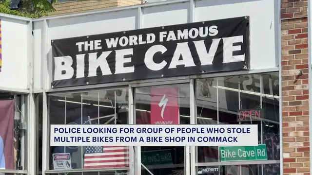 Video thumbnail for At least 15 bicycles stolen from Commack shop