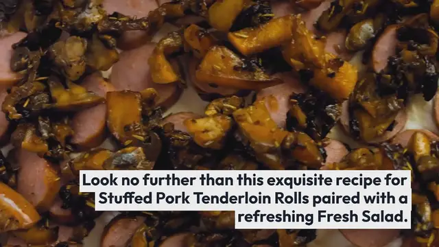 Video thumbnail for Tenderloin Rolls with Fresh Salad