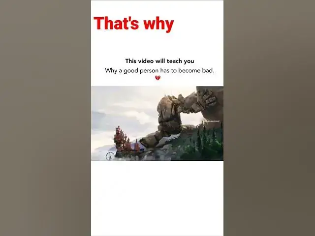 Video thumbnail for why the good turn bad.