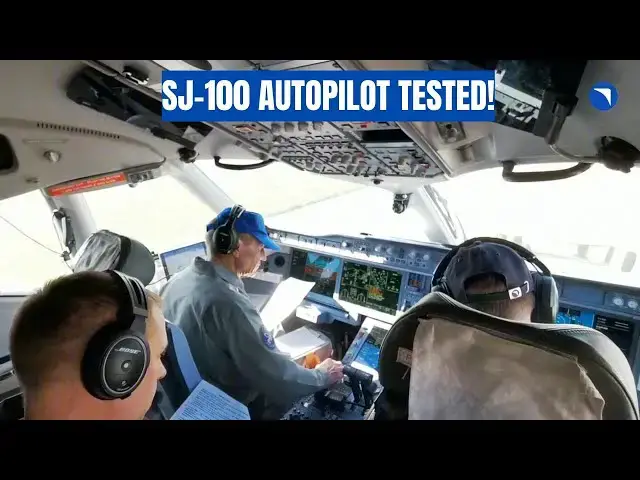 Video thumbnail for Russian Superjet Tests Domestic CAT IIIB Autopilot
