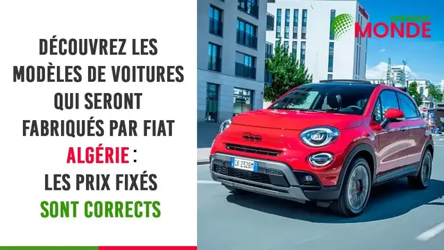 Video thumbnail for Découvrez les modèles de voitures qui seront fabriqués par Fiat Algérie  - Les prix sont corrects !