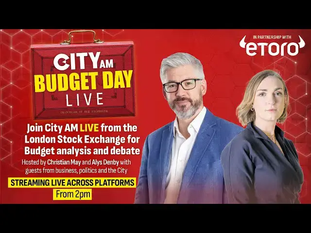 Video thumbnail for Budget Day LIVE with City AM