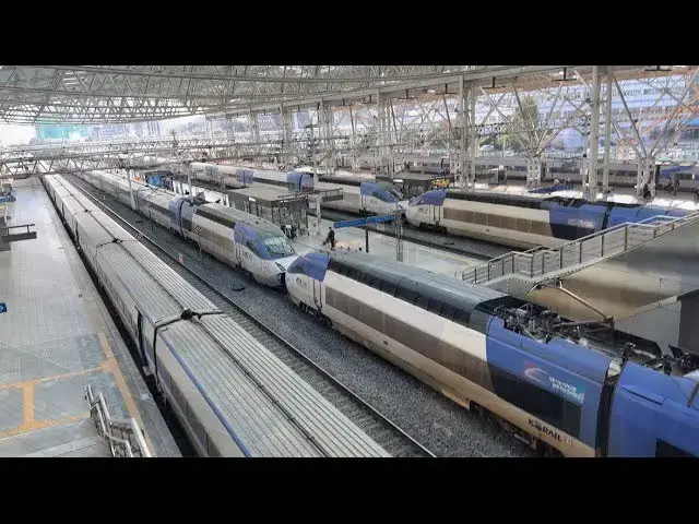 'Video thumbnail for Seoul to Busan Korea Bullet Train KTX Full Process (First Class)'