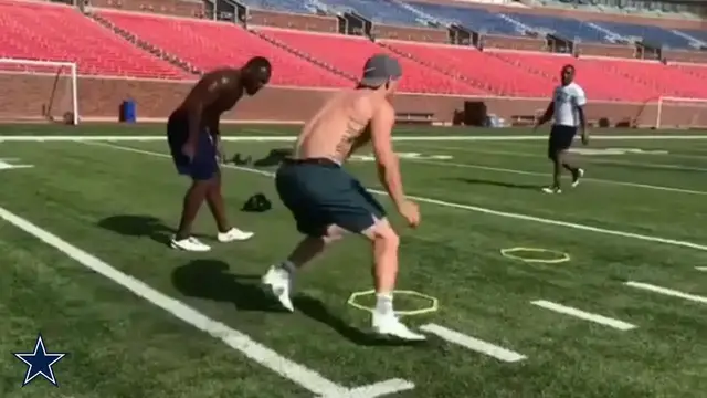 'Video thumbnail for law nation sports: cole beasley speed and agility drills'