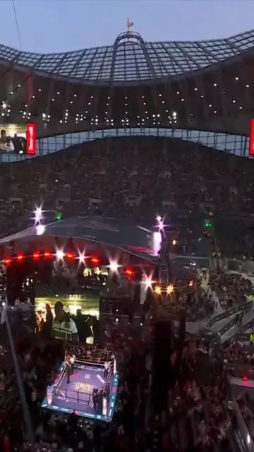 Video thumbnail for Moment Eubank Snr Turns Up At His Son's Fight vs Conor Benn