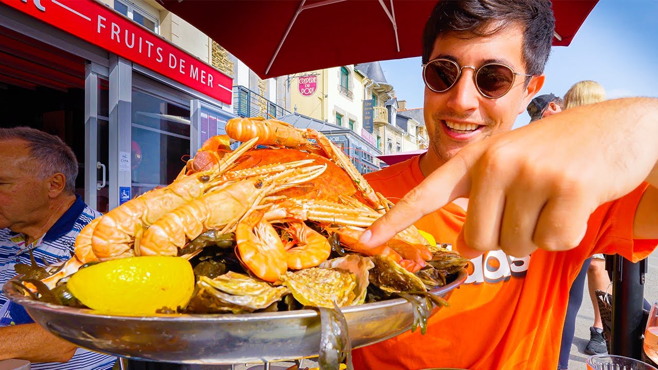 Video thumbnail for Europe's Seafood PARADISE and Capital of Oysters BRETON FOOD Across Brittany, France!