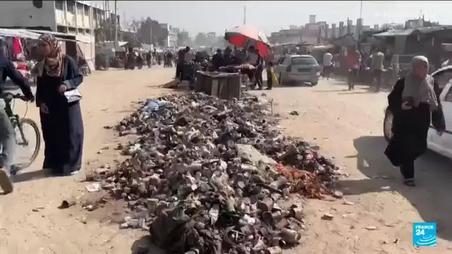 'Video thumbnail for Gaza's streets overwhelmed by waste causing a growing public heath crisis'