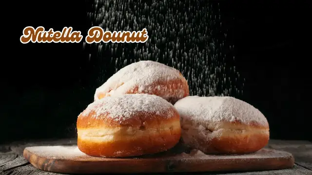 Video thumbnail for Yummiest Nutella Dounut Recipe