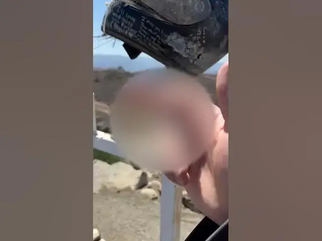 'Video thumbnail for Man Destroys Memorial in California'