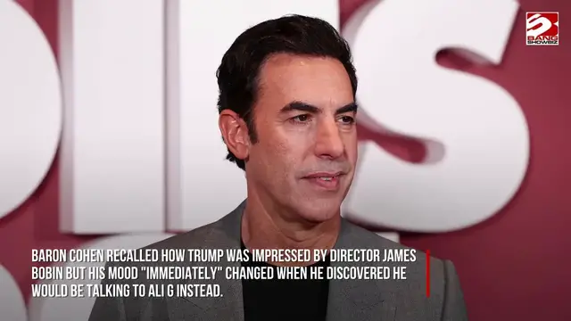 Video thumbnail for Sacha Baron Cohen: Donald Trump has elements of brilliance