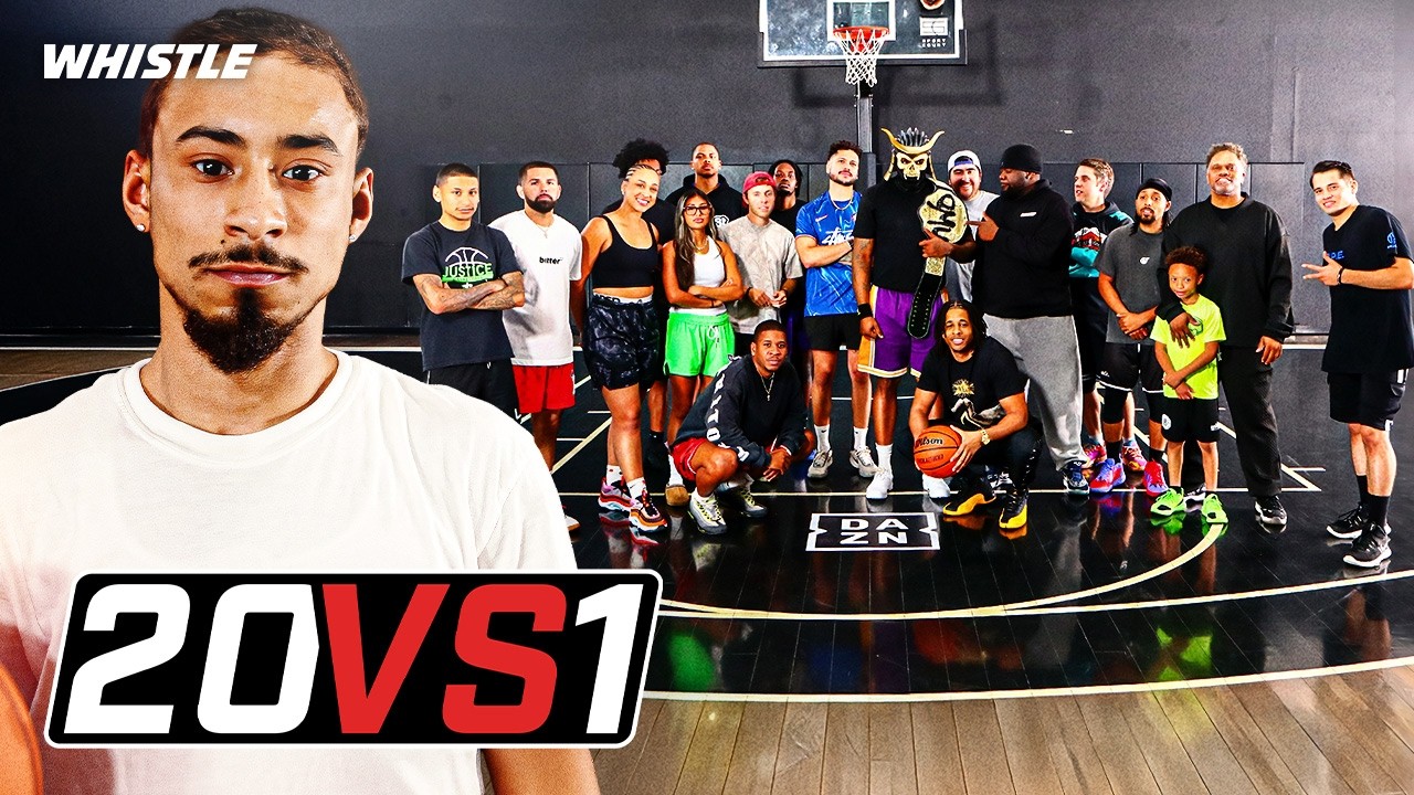 Video thumbnail for JULIAN NEWMAN VS. 20 HOOPERS ft. Rashad McCants & K Showtime