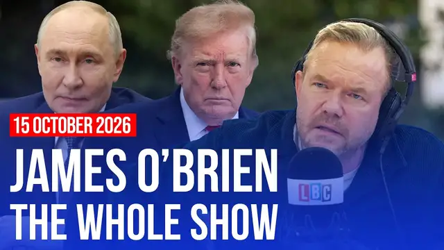 Video thumbnail for Want to know what Putin wants? Watch Donald Trump| James O'Brien - The Whole Show