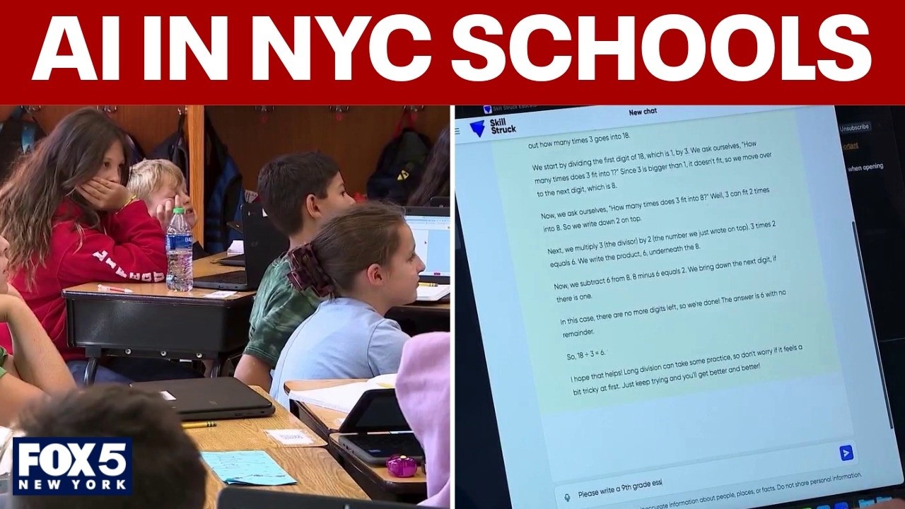 Video thumbnail for Are NYC schools going too far with AI usage?